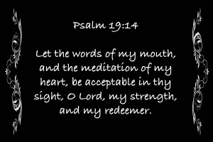 Psalm 19 14 4BW